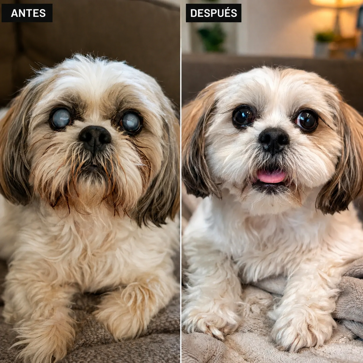 ClearVision™️ Favorece una visión más nítida en tu perro y reduce el daño